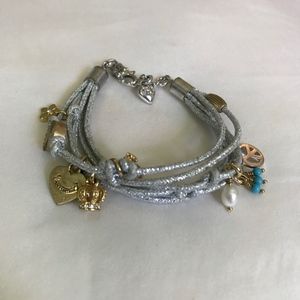 Juicy Couture Silver Bracelet with Charms